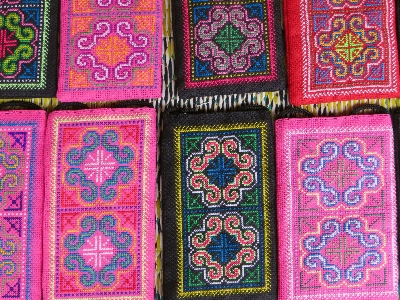 Pattern green market pink Photo