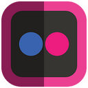 Flickr,logo,social network Icon