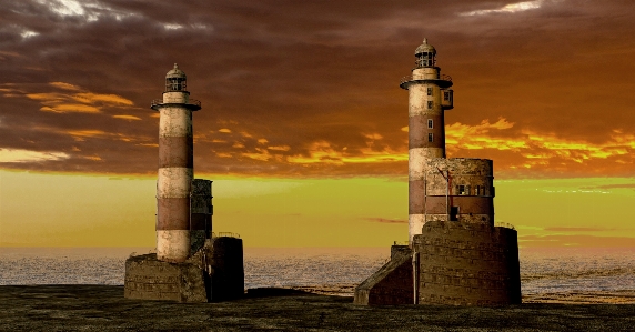 Sea coast ocean horizon Photo