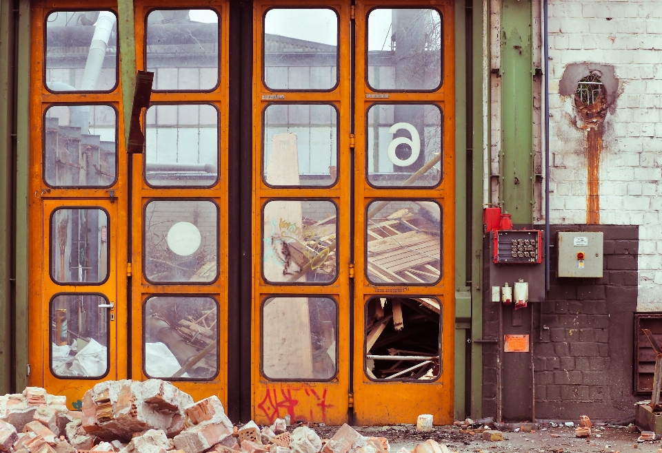 Die architektur holz fenster gebäude