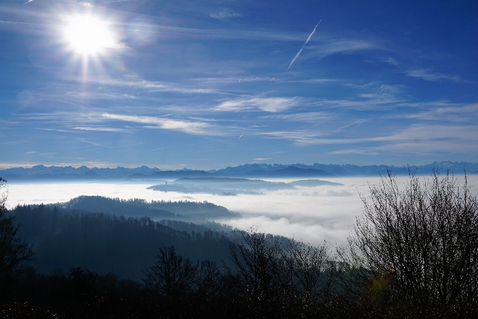 Landscape nature horizon mountain