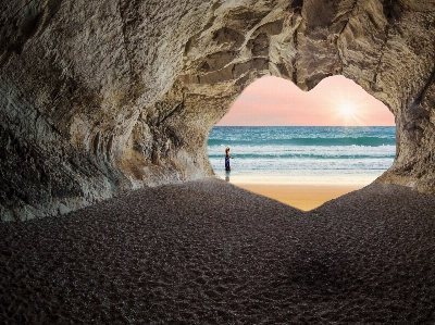 Beach landscape sea coast Photo