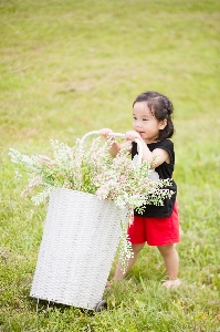 Grass outdoor person woman Photo