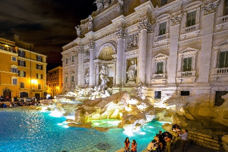 Foto Acqua notte palazzo città