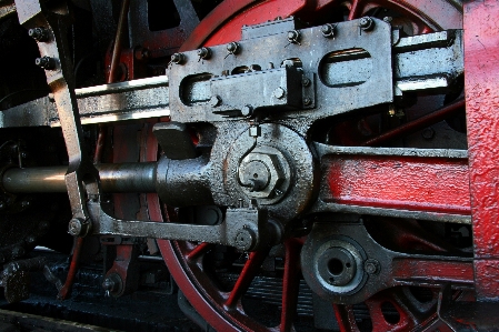 Railway car wheel rail Photo