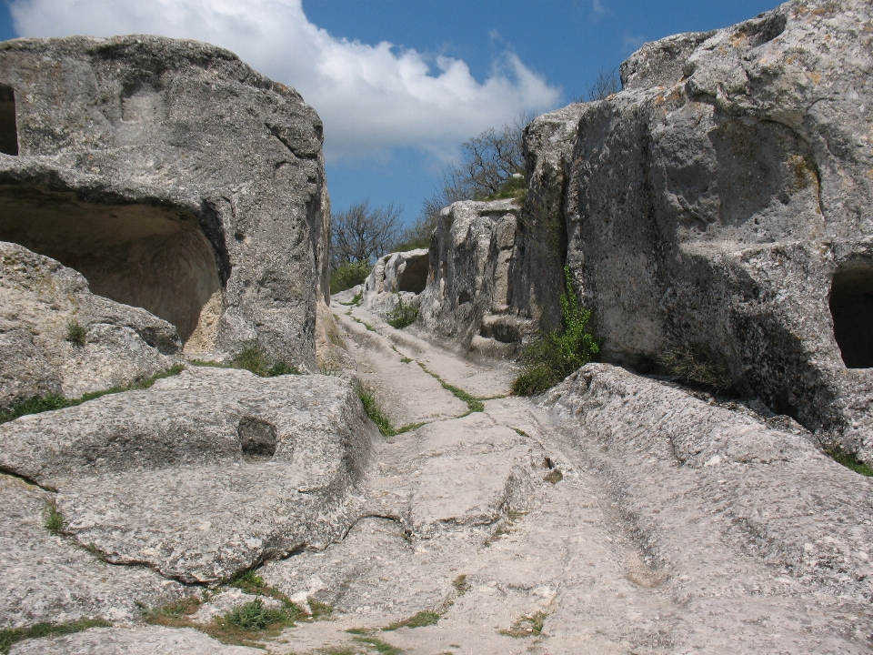 Rock montaña muro valle