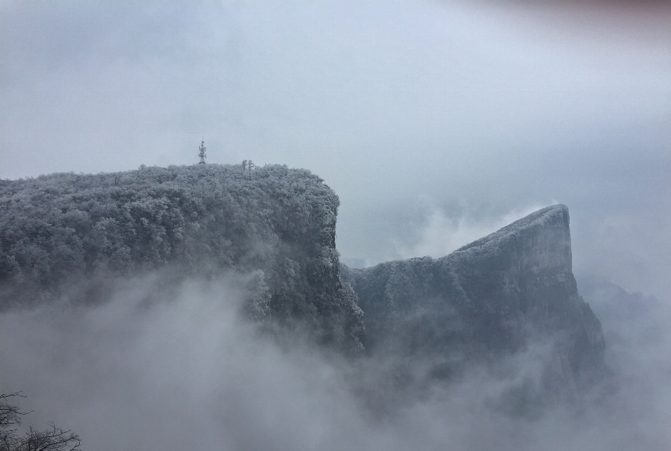 Meer berg schnee winter