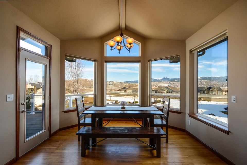 Table architecture wood mansion