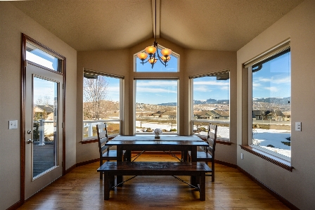 Table architecture wood mansion Photo