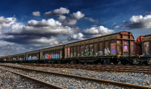 Sky track wagon old Photo