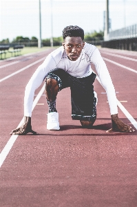 Foto Struktur olahraga atletik sprint