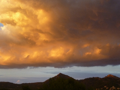 Landscape horizon mountain cloud Photo