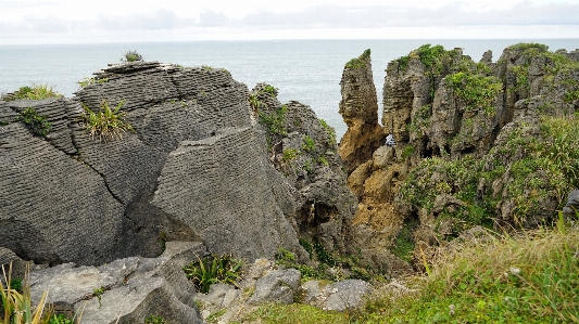 Sea coast rock wilderness Photo