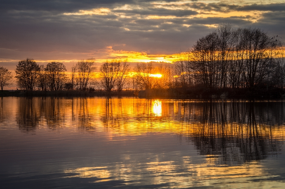 Landschaft wasser natur wolke