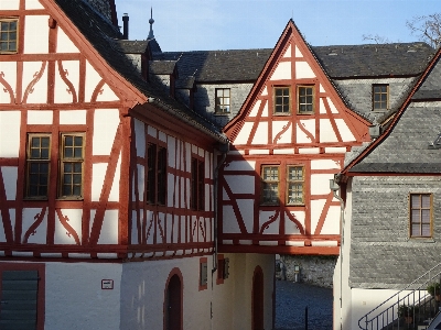 Architecture wood house window Photo