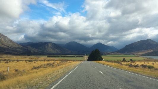 Landscape horizon mountain cloud Photo