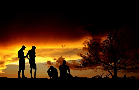 Nature silhouette cloud group Photo