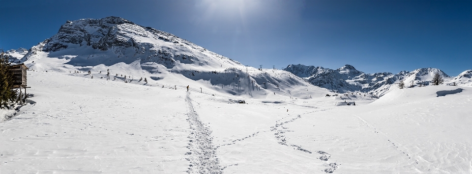 風景 自然 山 雪