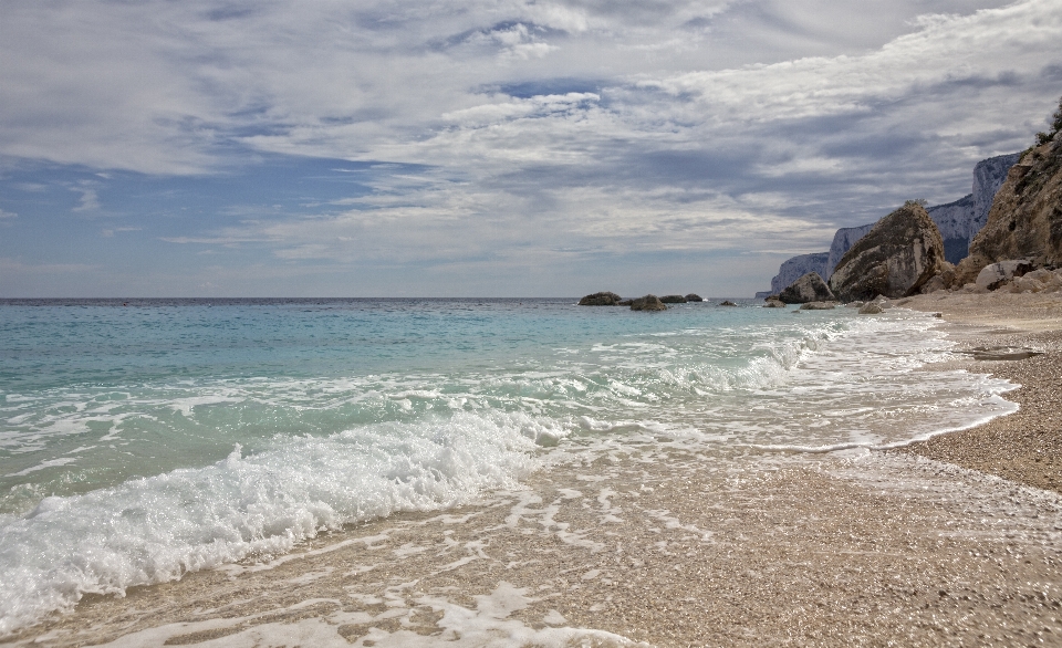 Praia paisagem mar costa