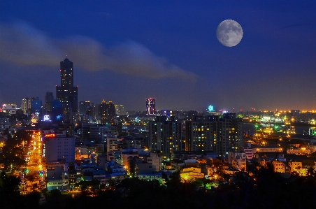 Horizon sky skyline night Photo