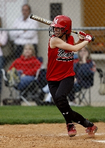 Photo Fille base-ball sport jeu