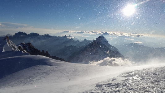 Mountain snow winter range Photo