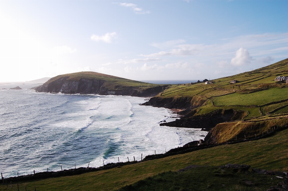 Beach landscape sea coast