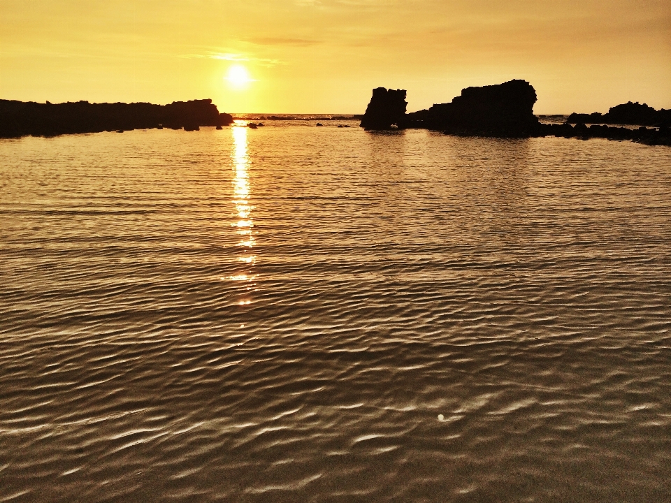 Beach landscape sea coast