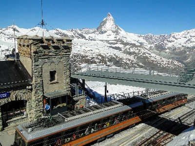 Kar tren sıradağlar
 ulaşım Fotoğraf