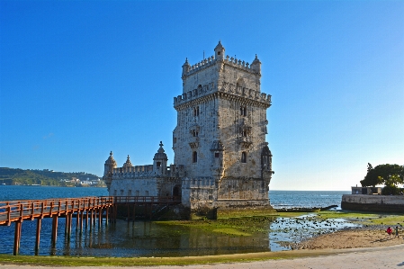 Photo Mer bâtiment château
 palais