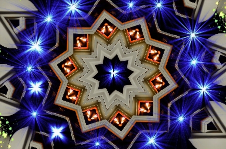 Light abstract structure star Photo