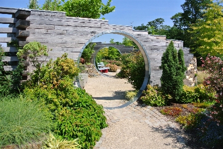 Bridge flower walkway arch Photo