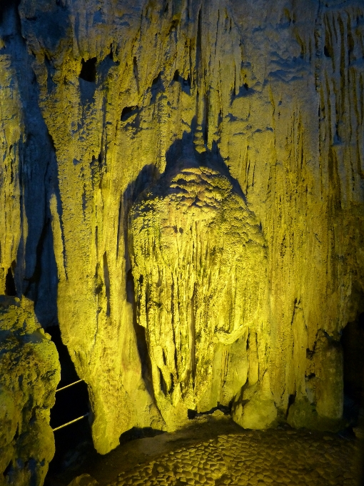 Oluşumu yeraltı mağara perde