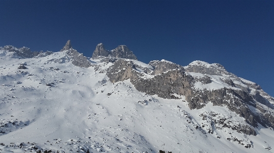 Photo Rock montagne neige hiver