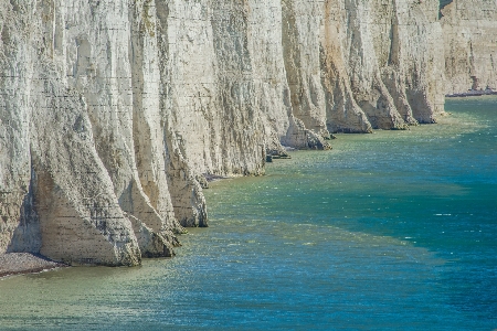 Sea water formation cliff Photo