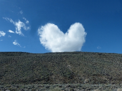 Sea horizon mountain cloud Photo