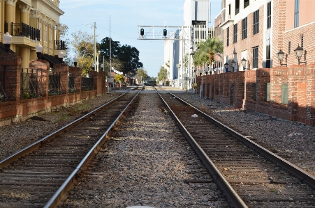 Track railway railroad road Photo