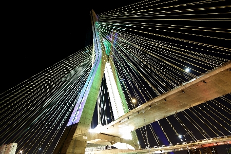 Light architecture bridge night Photo