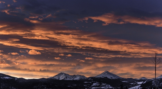 Horizon mountain cloud sky Photo