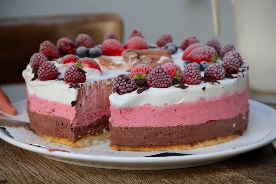 Framboise fruit baie glace