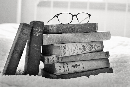 Book black and white antique retro Photo