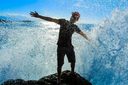 Foto Mare acqua oceano persona