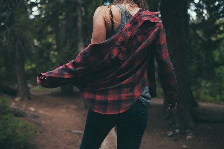 Forest outdoor person girl Photo