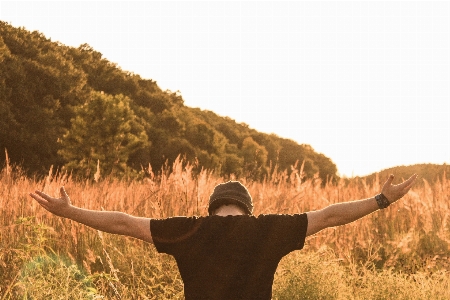 Man nature grass person Photo