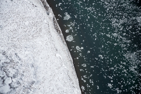 Photo Eau neige hiver texture