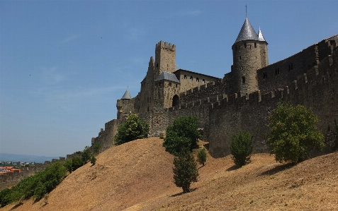 Building chateau village france Photo