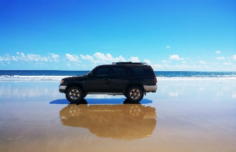 ビーチ 海 海岸 トレイル 写真