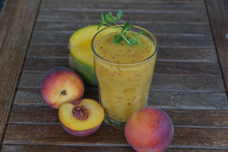 Anlage frucht glas essen Foto