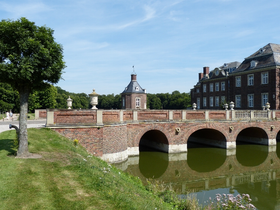 água ponte prédio castelo
