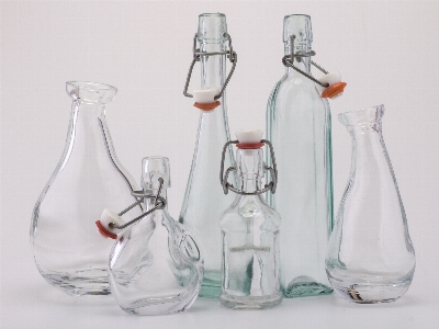 Glass bottle still life tableware Photo